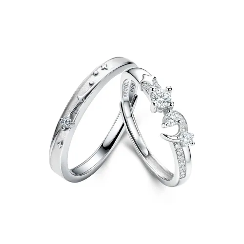 LYUMIN S999 Fine Silver Ring 1 Unisex