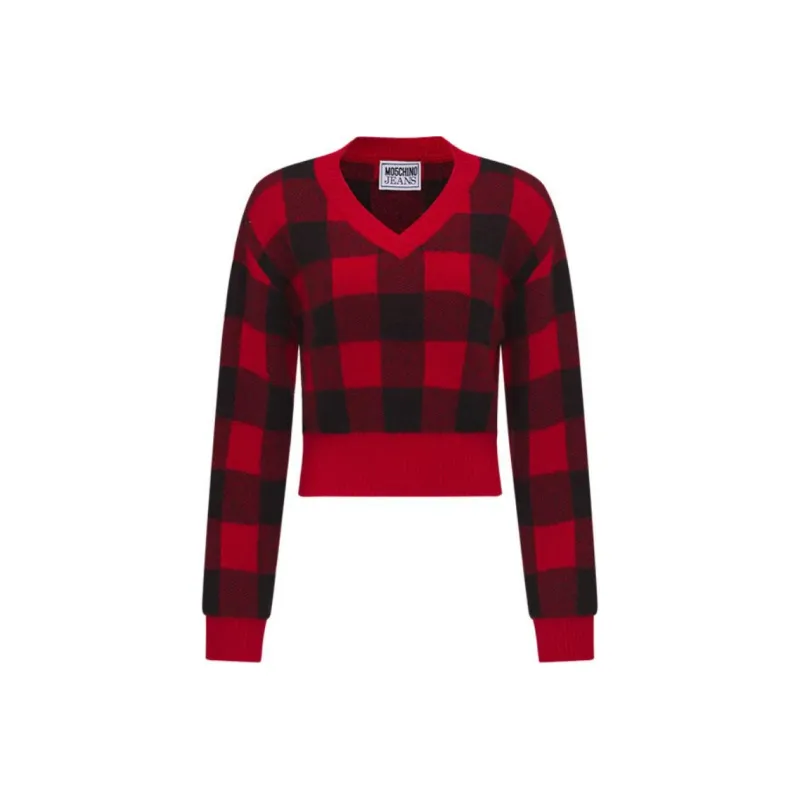 MOSCHINO FW23 Sweater Women's Red-0