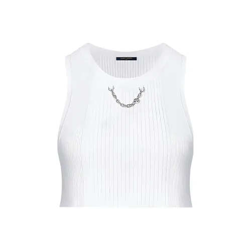 LOUIS VUITTON New Quarterly Products Of LV Camisoles Women's White