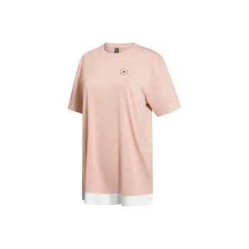 Adidas Stella Series Drop Shoulder Sleeve T Shirt Women's Coral