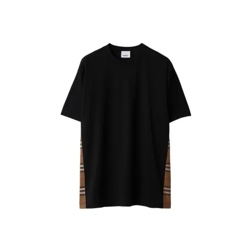 Burberry SS24 Drop Shoulder Sleeve T Shirt Women's Black