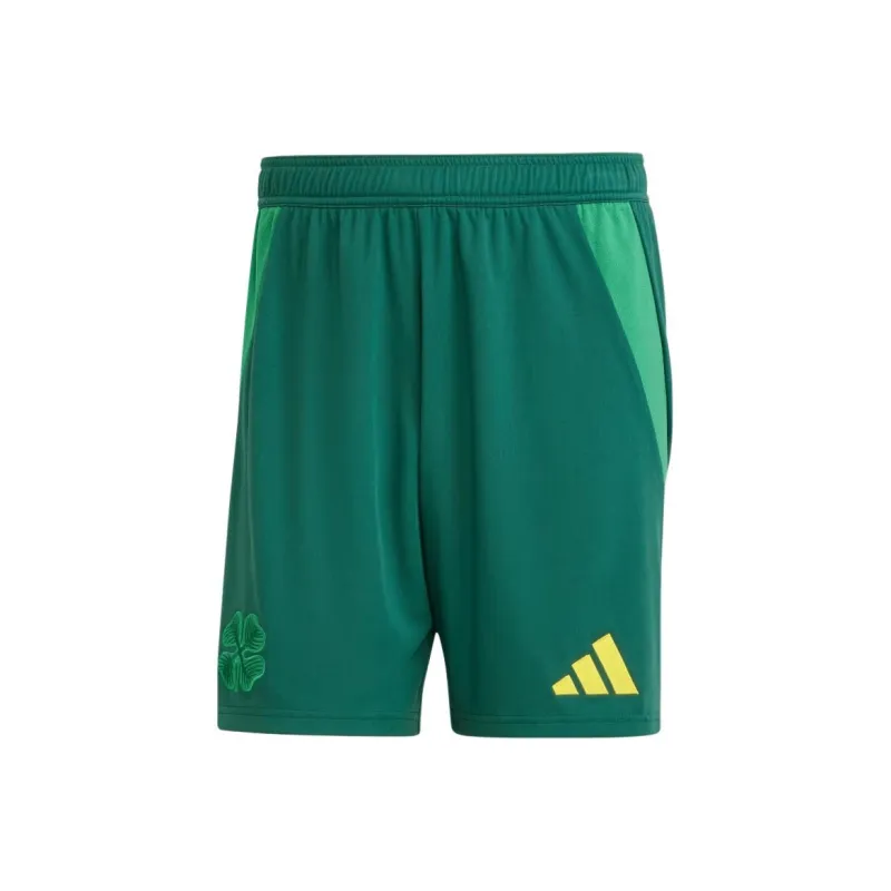Adidas Celtic FCAEROREADY SS24 Soccer Bottoms Men's Yellow Green-0