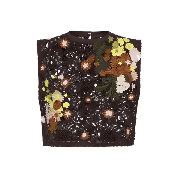 Valentino Tank Tops Women's Ebony