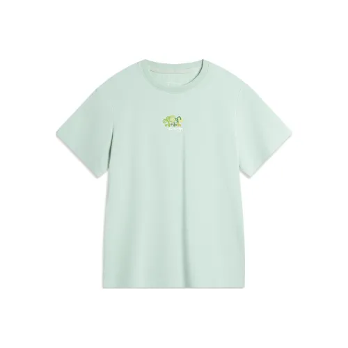 LiNing Chinese Culture Series T-Shirt Women's Ice Fat Green