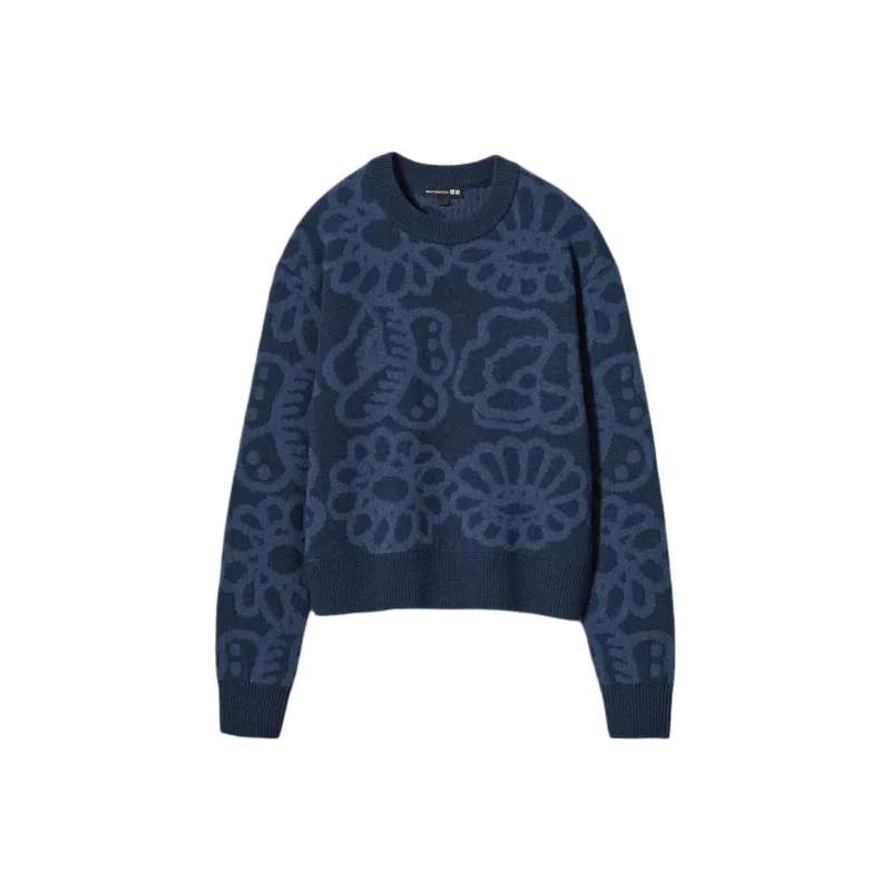 Marimekko X UNIQLO Marimekko Co-brand Sweaters Women's Navy Blue-0