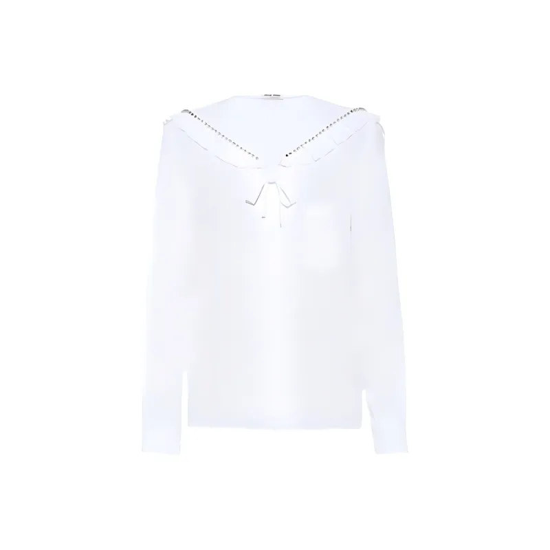 MIU MIU SS22 Shirt Women's White-0