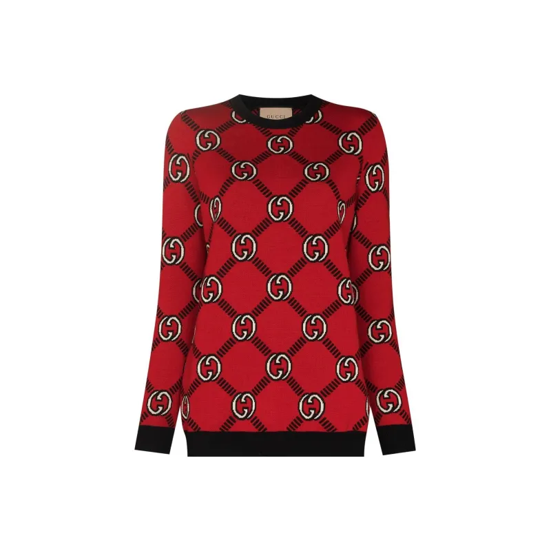 GUCCI Interlocking G Crew neck Jumper-0