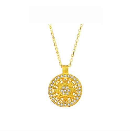 Ancient Jewelry S925 Silver Necklaces Women's Gold