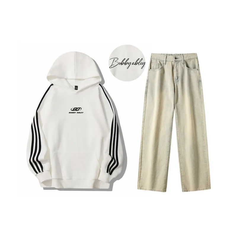 BOBBY ABLEY Sweatshirt Set Unisex Black-57