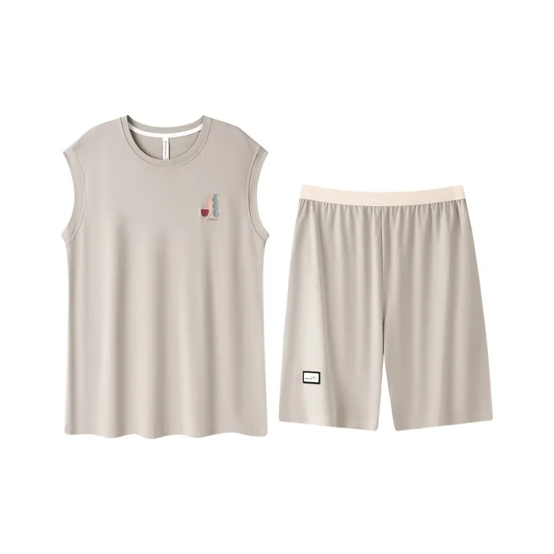 ROMANTIC·SPRING Pajama Set Unisex Image Color-7