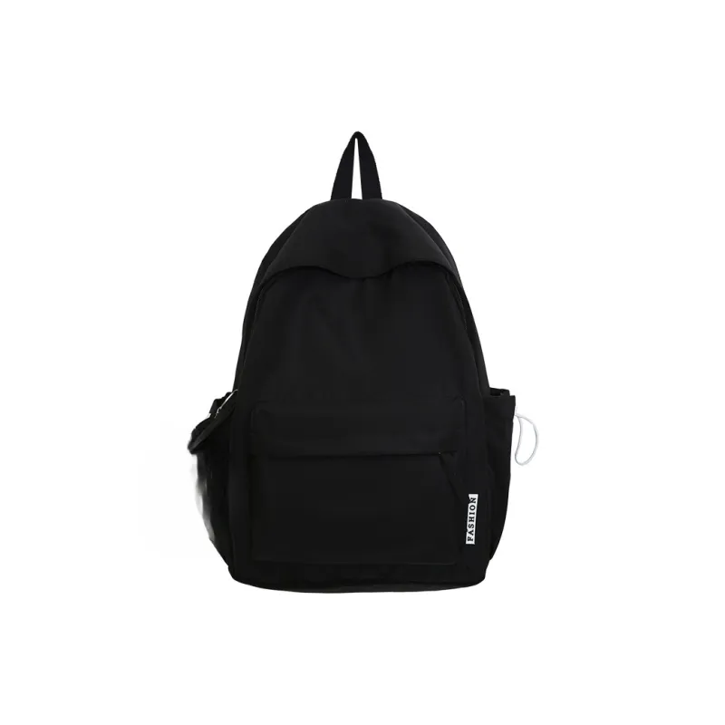 BUBM Nylon Backpack Regular Unisex Black/Ecru/Khaki/Light Yellow/Neon Green/Pink-9