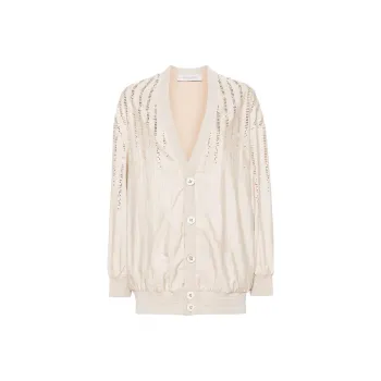 Golden Goose Embellished V Neck Jacket