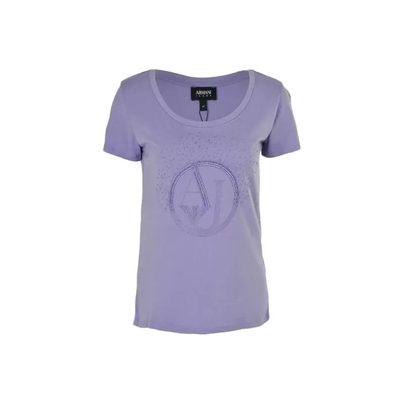 ARMANI JEANS T Shirts Women's Purple-0