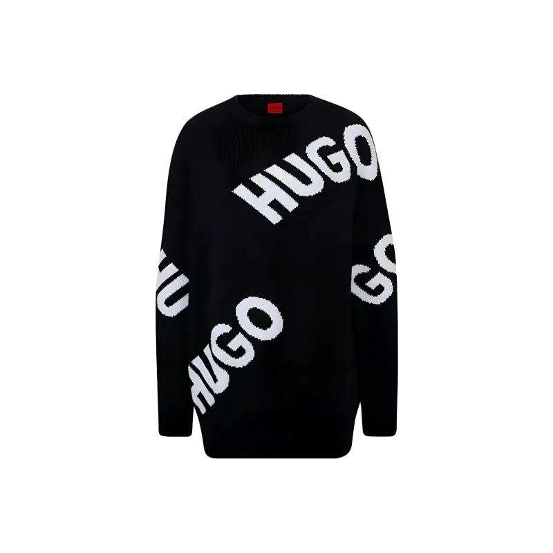 HUGO BOSS Logo-knit Jumper-0