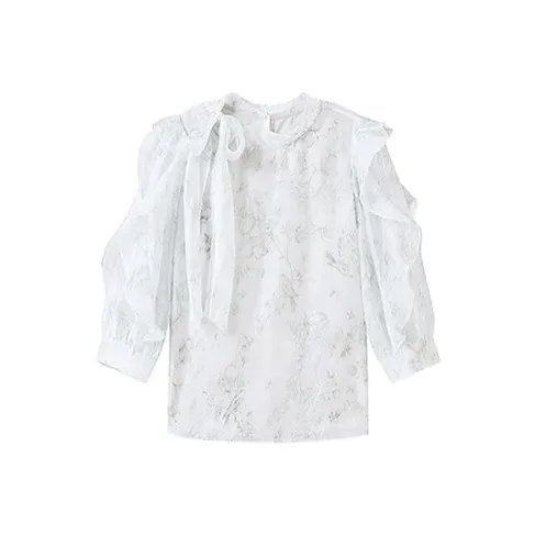HDFULERN Shirt Women's Jacquard-0