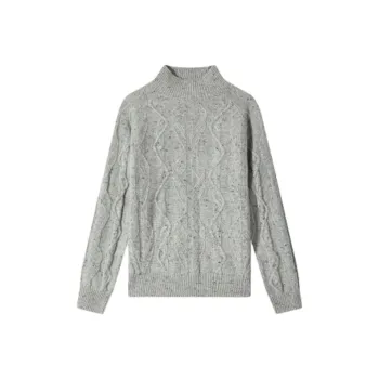Emodues Sweater Women's Dotted Green