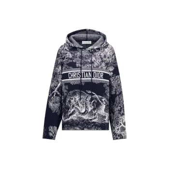 DIOR Quarterly New Products Sweatshirts Women's Blue