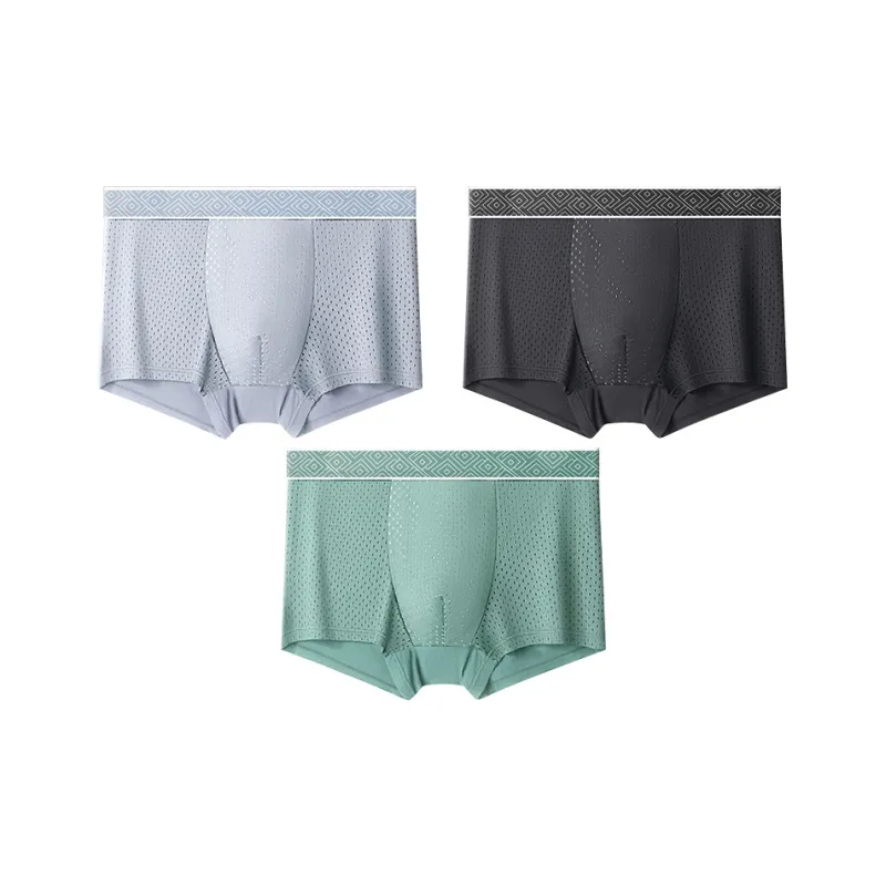 H YXIANG Underpants Men's Combo Set-3