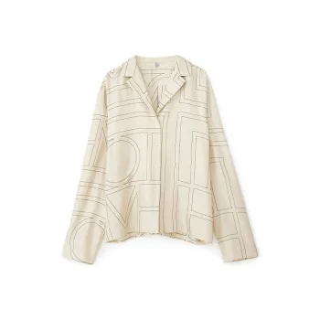 TOTEME Monogram Monogram Buttoned Pyjama Shirt