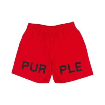 PURPLE-BRAND Wordmark All Round Swim Shorts