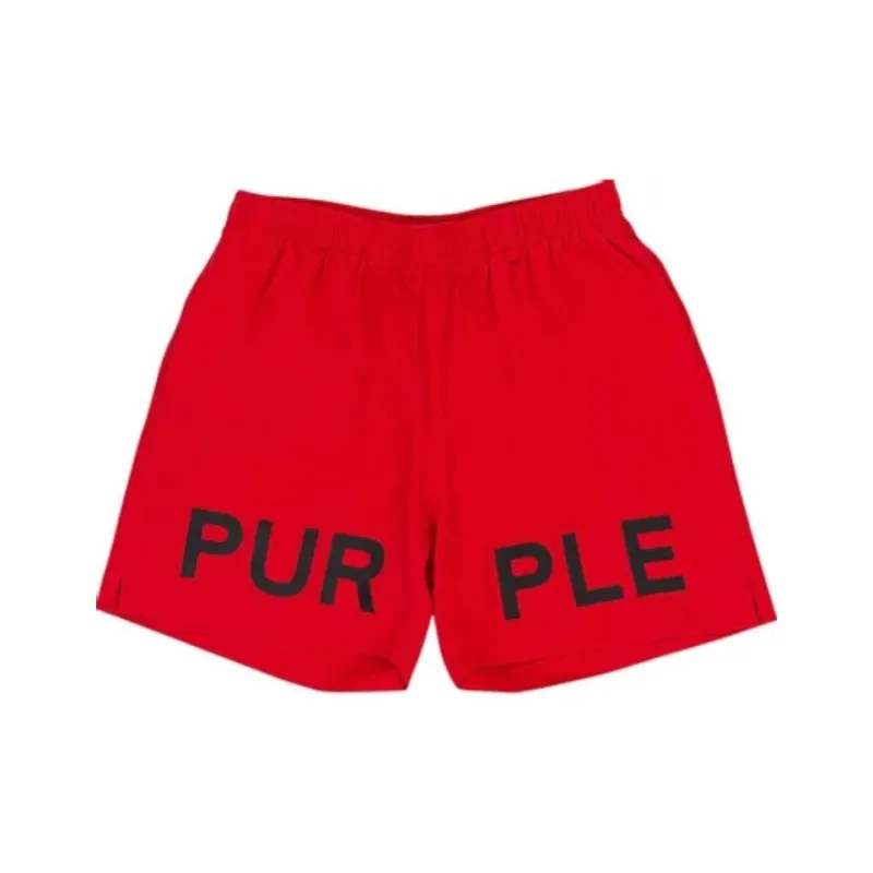 PURPLE-BRAND Wordmark All Round Swim Shorts-0