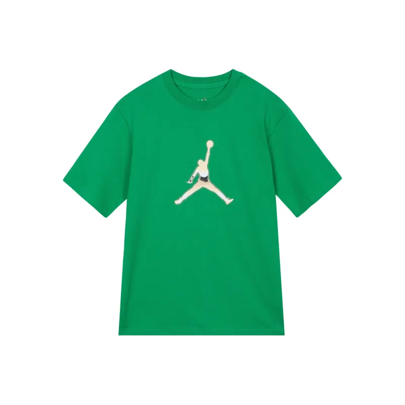 Jordan Drop Shoulder Sleeve T Shirt Women's Green-0