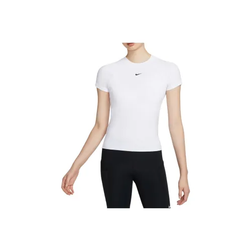 Nike PRO DRI FIT Raglan Sleeve T Shirt Women's White