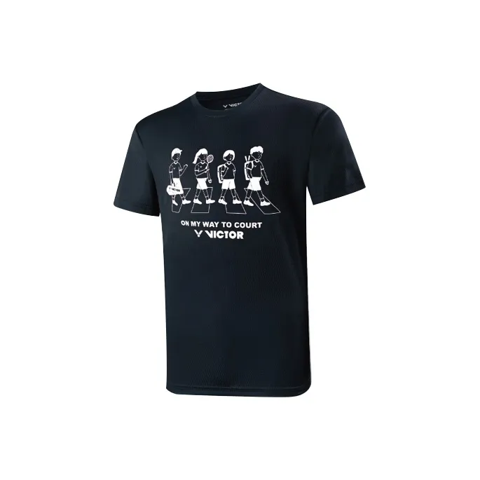 VICTOR Badminton Clothing Unisex Black-0
