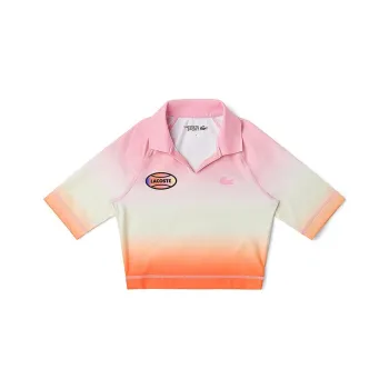 LACOSTE Polo Shirt Women's Pink