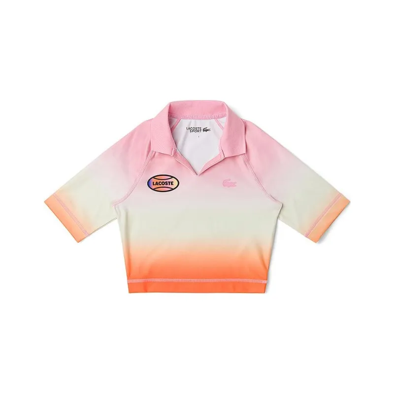 LACOSTE Polo Shirt Women's Pink-0