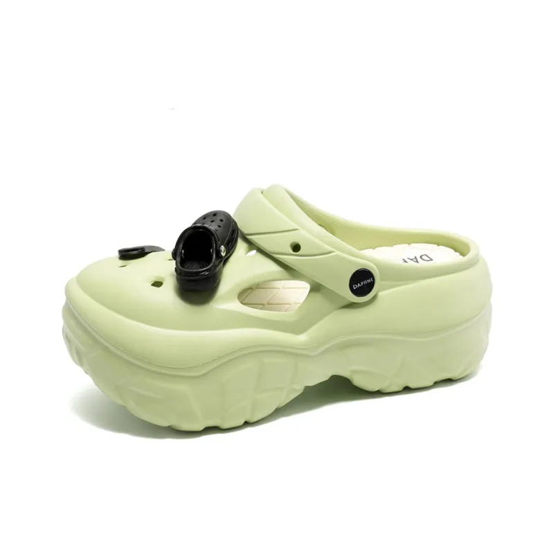 DAPHNE Clogs Women's Light Green-0