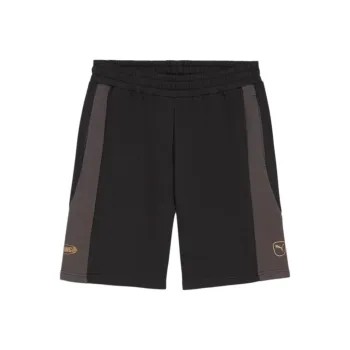 PUMA King Pro SS24 Football Sweat Shorts Soccer Bottoms Men's Black Gray Color
