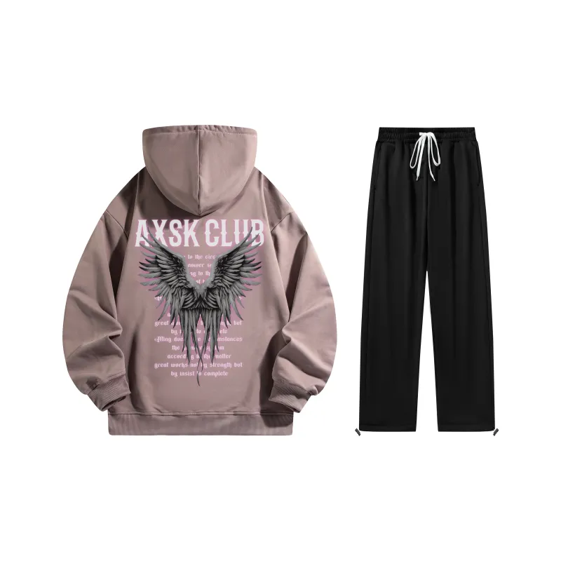 A.X.S.K Sweatshirt Sets Unisex-24