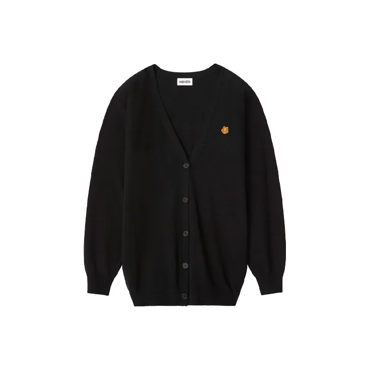 KENZO Classic Tiger Head Knitwear Women's Black-0