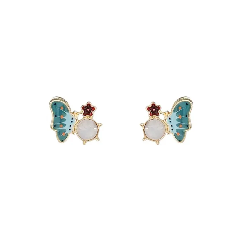MIDNIGHT MOMENT Alloy Stud Earrings Women's-0