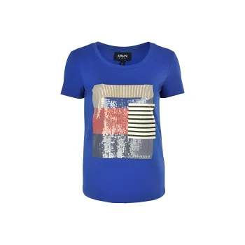 ARMANI JEANS T-Shirts Women's Blue