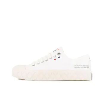 Palladium Palla Ace Anti Slip Wear Resistant Low Top Skateboard Shoes Unisex White