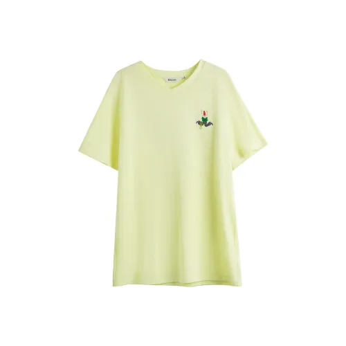 Olrain T Shirt Women's Yellow Green