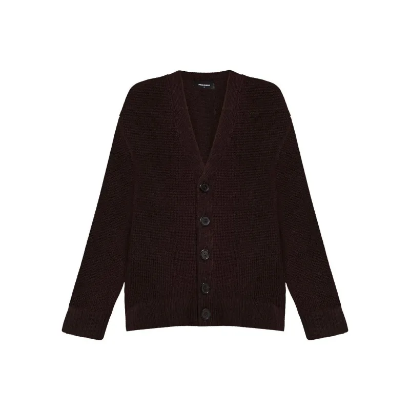 DSQUARED 2 Long Sleeved Button Up Cardigan-0