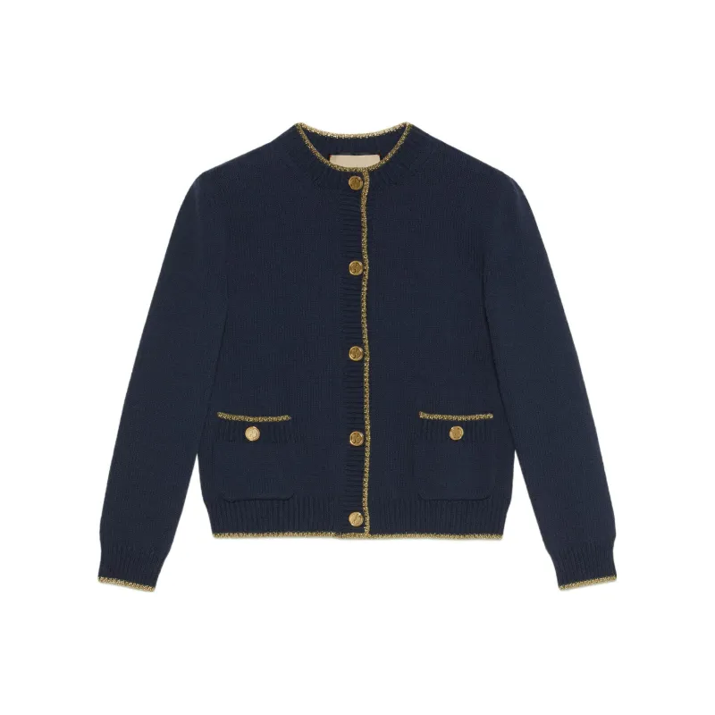 GUCCI FW22 Knitwear Women's Blue-0