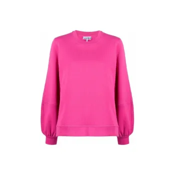 GANNI Software Crewneck 'Shocking Pink'