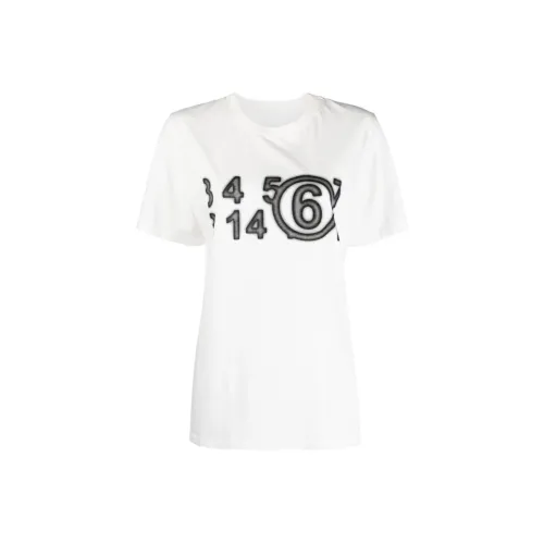 MM6 Maison Margiela Zoom Numbers motif T shirt