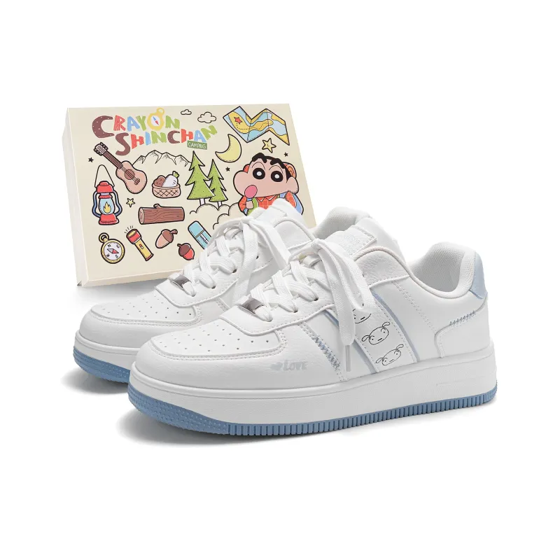 Crayon Shinchan Low Top Skateboard Shoes Unisex-0