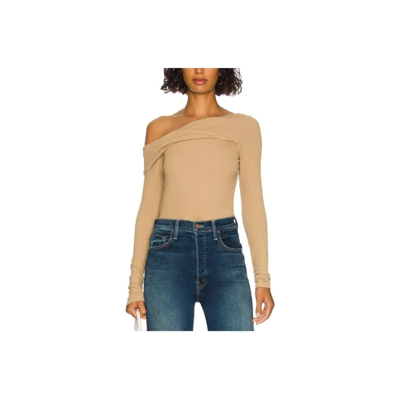 FREE PEOPLE T Shirts Women's Wheat-0