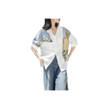 DIALOGUE x KAIYILAIWEN,LIANMINGKUAN Shirt Women's Ivory White