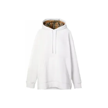 Burberry Oversized High low Hem Hoodie