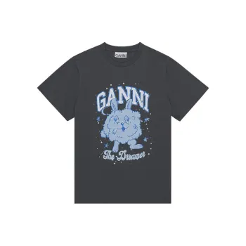 GANNI T Shirt Women's Volcanic Gray