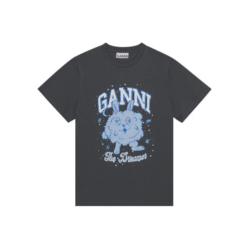 GANNI T Shirt Women's Volcanic Gray-0