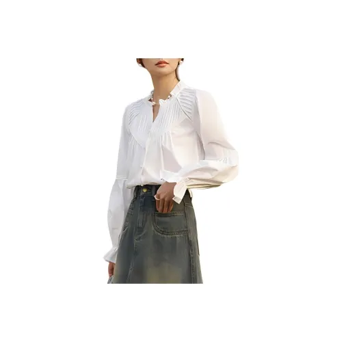 MISHOW Shirts Women's Ecru