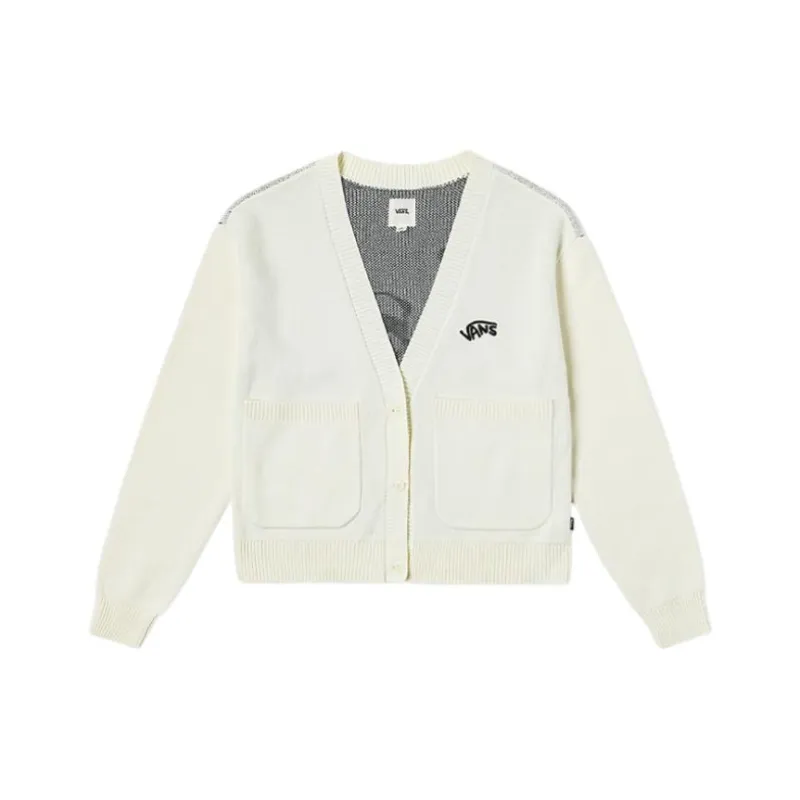 Vans CARDIGAN Sweater Women's Ecru-0